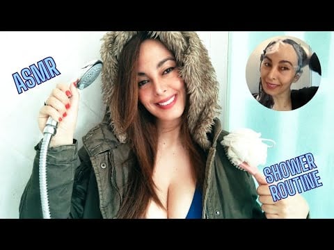 ASMR | WET CLOTHES | SHAMPOO | HAIR WASH | WET WINTER COAT | SHOWER SOUNDS | SCRATCHING SOUNDS