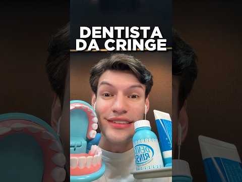 ESTE DENTISTA DA CRINGE #asmr #shorts #asmrsounds #comedia