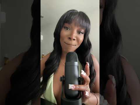 ASMR lip gloss application