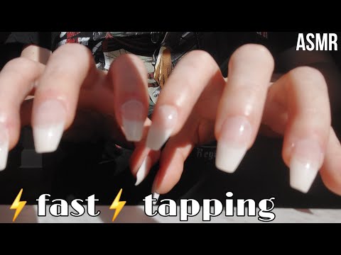 FAST AND AGGRESSIVE TAPPING 💥 NO TALKING | ASMR