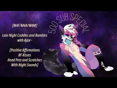 [M4F/M4A/M4M ASMR] Late night comfort with your Hyena Boyfriend [Positive Affirmations, Sleep Aid]