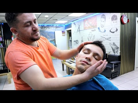 ASMR Loud Neck and Hair Cracking | Strong Massage by Murat from Cambeyli Barbershop