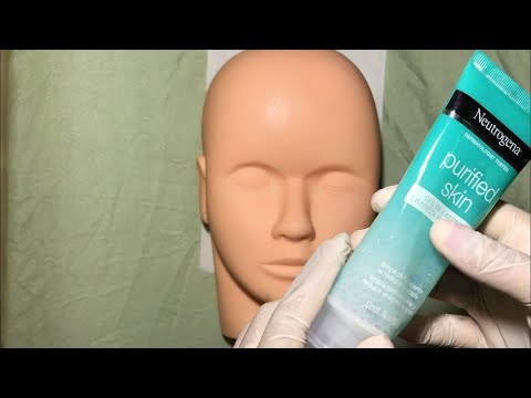 ASMR | Limpeza de pele relaxante skin care Asmr caseiro