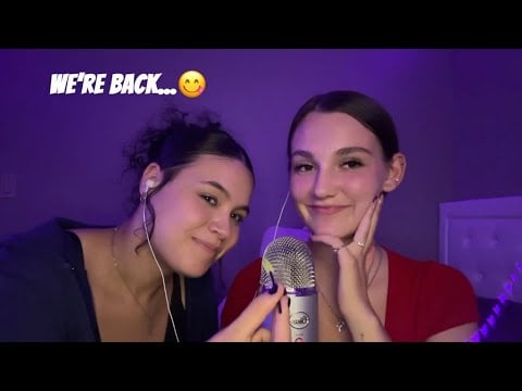 My SISTER Tries ASMR Part IDEK…..💗(chit chat and triggers)