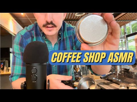 ASMR in a coffee shop! ☕️