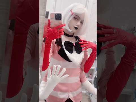 Angel Dust hereee #cosplay #cosplayer #angeldust #hazbinhotelseason2 #hazbinhotel