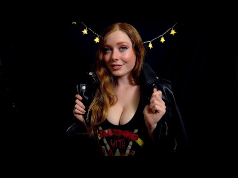 ASMR | Leather & Nylon Jacket Tapping, Rubbing & Zipper Sounds