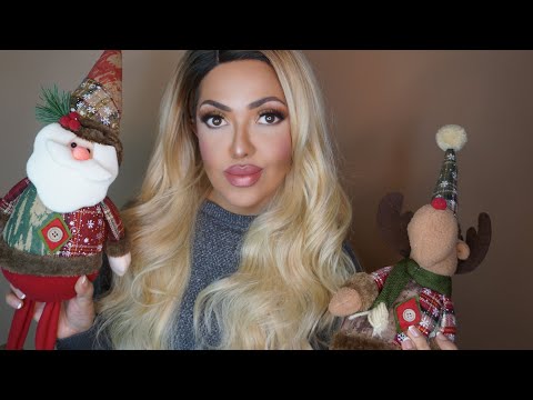 ASMR Vendedora  Decoracao do Natal  com Chuva e Trovão #VozSuave #ASMRcamadas