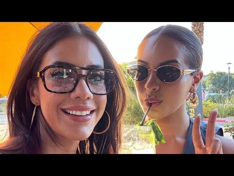 ASMR (maybe?) eating all the foods with my friend