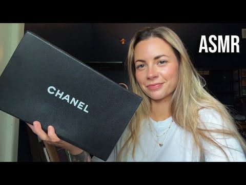 ASMR | Chanel Shoes Unboxing (Whispering, Tapping Triggers)