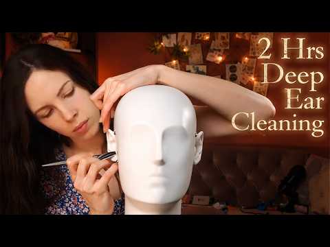 ASMR 2 Hours Of Deep Ear Cleaning For Tingles & Sleep