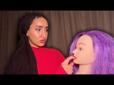 ASMR My Mannequin SWALLOWED My Mic 😳 (Scalp Scratching & Inaudible Whispering)