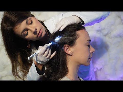 ASMR Cloud 9 Scalp Exam Real Person “Unintentional” Style | Medical Exam Soft Spoken Roleplay