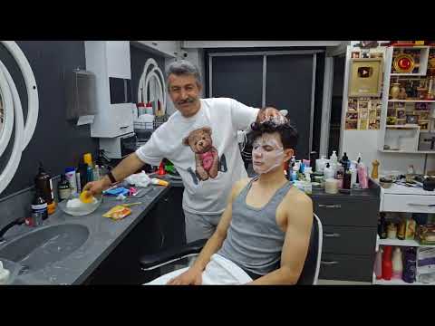 HAIR AND BEARD TRIMMING AND MASSAGE WITH MUNUR ONKAN