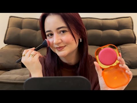 ASMR: MAQUIA E FOFOCA I TESTANDO COMPRINHAS 🌸