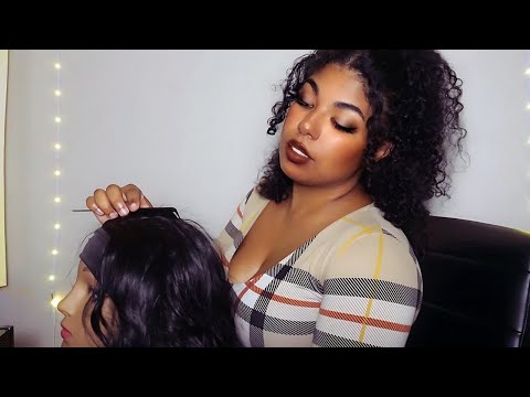 ASMR Scalp Scratching with Comb & Gum Chewing