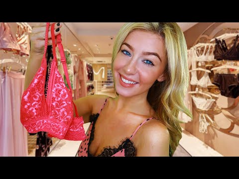 ASMR Bra Fitting & Style Consultation | Lingerie Store Roleplay