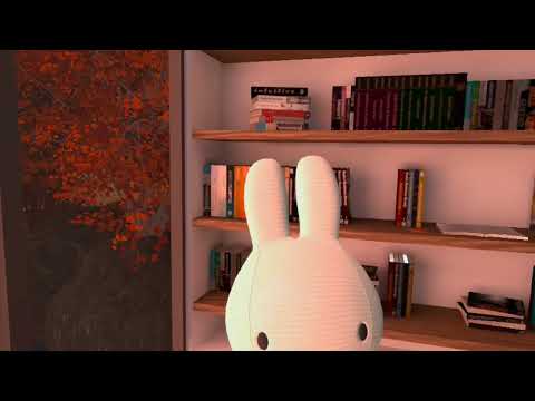 Bunny plush ✨Short ASMR ✨tapping and scratching