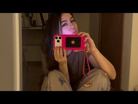 ASMR- TAPPING NA TELA E NO ESPELHO+ SCRATCHING NAS VENTOSAS DA CAPINHA 