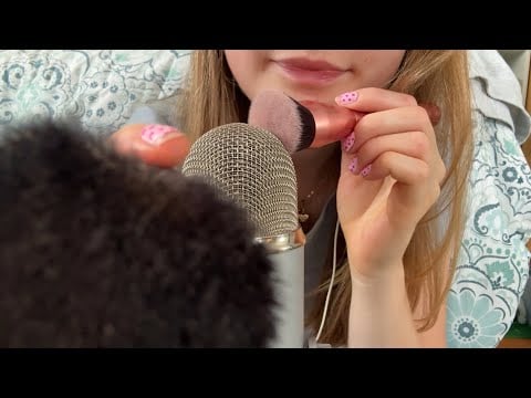 ASMR Face & Mic Brushing 😴