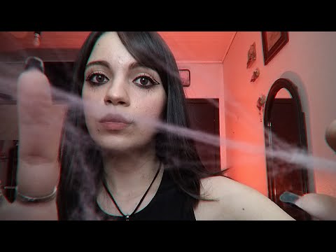 ASMR - Spider Web Trigger + Mouth Sounds 🕷🕸 (Especial de Halloween🎃)