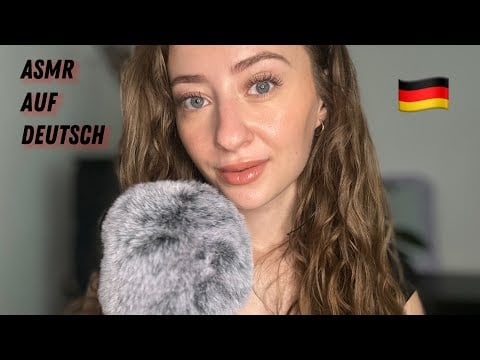 ASMR in german 🇩🇪 (tapping and scratching, soft whispering)