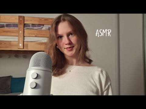 ASMR| Postive affirmations, mic brushing, negative energy plucking ♡♡♡