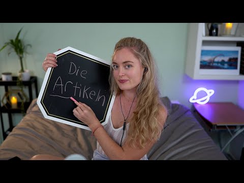 ASMR Amerikanerin ist deine Lehrerin ❤ ROLEPLAY (tippen, Mundgeräuche, schreiben auf Tafel)