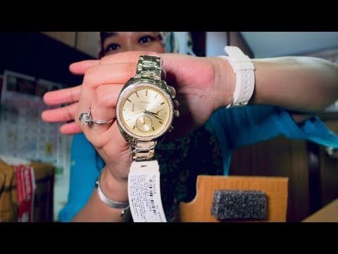 ASMR inaudible whisper - fake Guess watch revealed! 😱