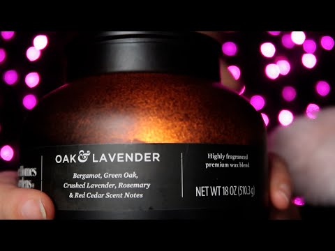 Candle Burning and Soft Whispers ASMR