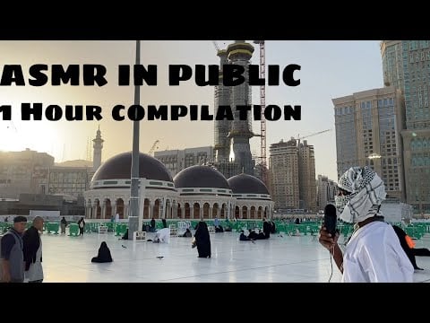 ASMR In Public 1 hour compilation