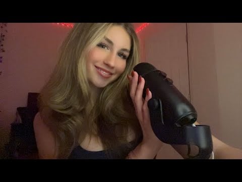 ASMR// TINGLY RANDOM TRIGGERS (TAPPING, SCRATCHING, MIC BRUSHING,ETC)
