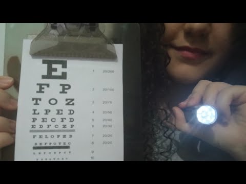 ASMR | Exame de Vista - Roleplay: Oftalmologista