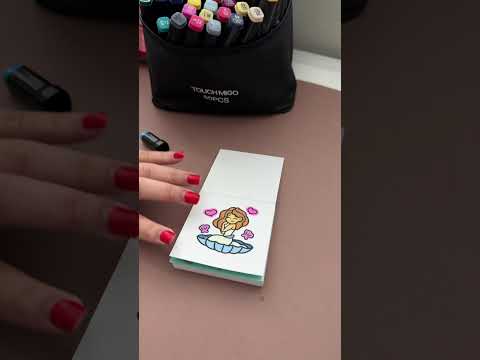 ASMR| Color with me 🖍️- cute and simple 🧜🏼‍♀️