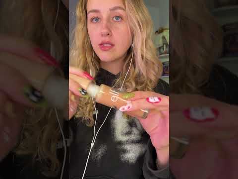 ASMR Jumbo Lip Gloss 💄 Soft Spoken Tapping, Smearing & Glossy Sounds