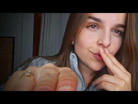 ASMR| Sons de beijo, sons de boca, tapping em objetos aleatórios e contagem 💤