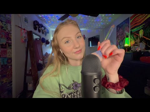 ASMR | Mic Brushing & Trigger Words