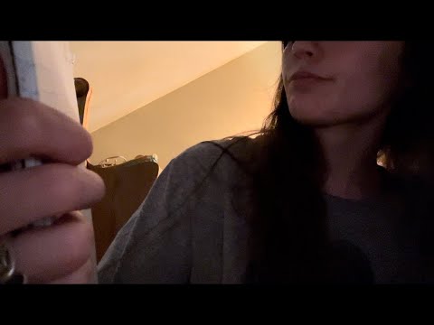 ASMR Gently Tracing Your face & Saying Trigger Words * Hand movements for EXTRA Tingles✨*