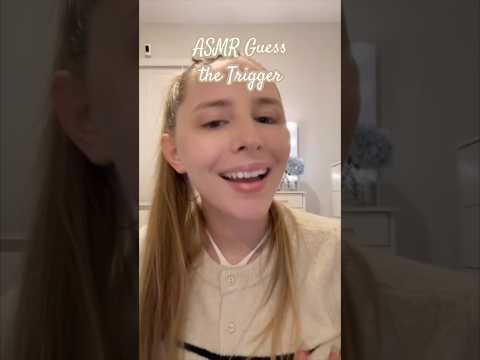ASMR Guess the Trigger 🤍 #asmrvideos #asmrsound #asmrroleplay #shorts #tinglesasmr #asmr