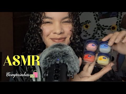 ASMR COMPRINHAS - MOSTRANDO MEUS NOVOS GLOSSES  e SUSSURROS💄💋| Vahn ASMR