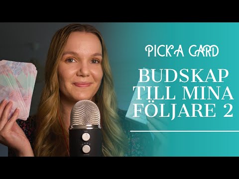 ASMR - GER DIG ETT PERSONLIGT BUDSKAP🥰🃏 (Personal Attention, oracle cards, reading)