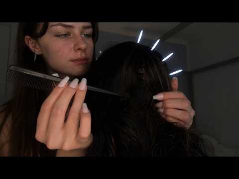 Scalp Parting and Scratching (No Talking) ASMR for Study, Focus, Relaxation, Sleep