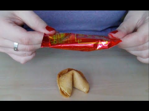 ASMR/Whisper. Fortune Cookies (Binaural, Crinkly Bags, Eating Sounds)