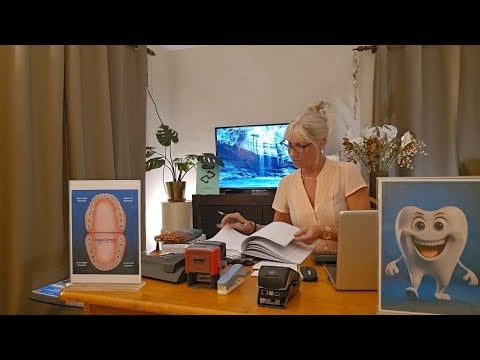 ASMR🦷Dental Reception Role-play. Soft Spoken
