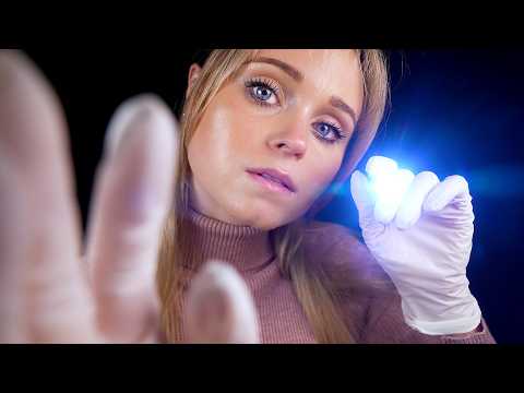 ASMR | Soft spoken general checkup (face, eye, ears, scalp, body check - no harsh sounds)
