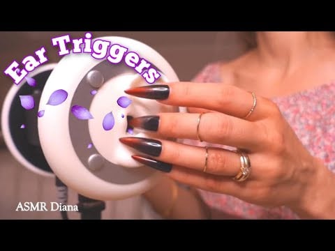 ASMR Best Ear Triggers for Sleep ❤️ Ear Touching with a Silicone Ear, Ear Cleaning & more No Talking