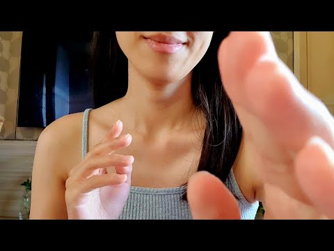 ASMR Hand Sounds For Sleep 😴 hand movement, palm tapping, nail clipping, finger fluttering, gripping