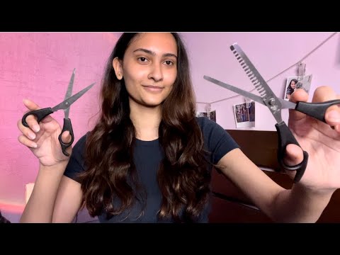 Fast but Relaxing Haircut ASMR | Quick Haircut Asmr | Layered Sounds