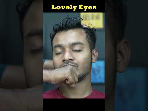Sleep Like A Baby And Cure Insomnia By Big Eyes Barber Head Massage With Lots Of Crack ASMR #shorts