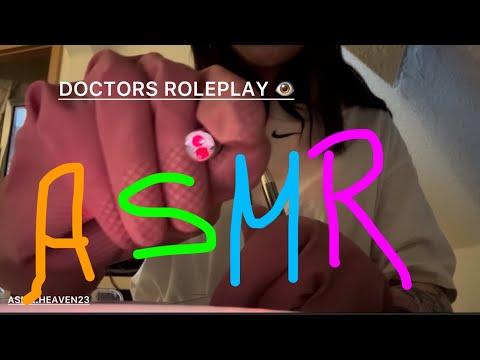 [RP -Eye Doctor] ASMR -German whispers - layered sounds - light triggers - visual triggers and more 